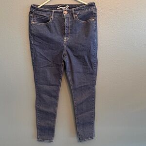 Seven7 Dark Blue Skinny Women's Jeans Size 10